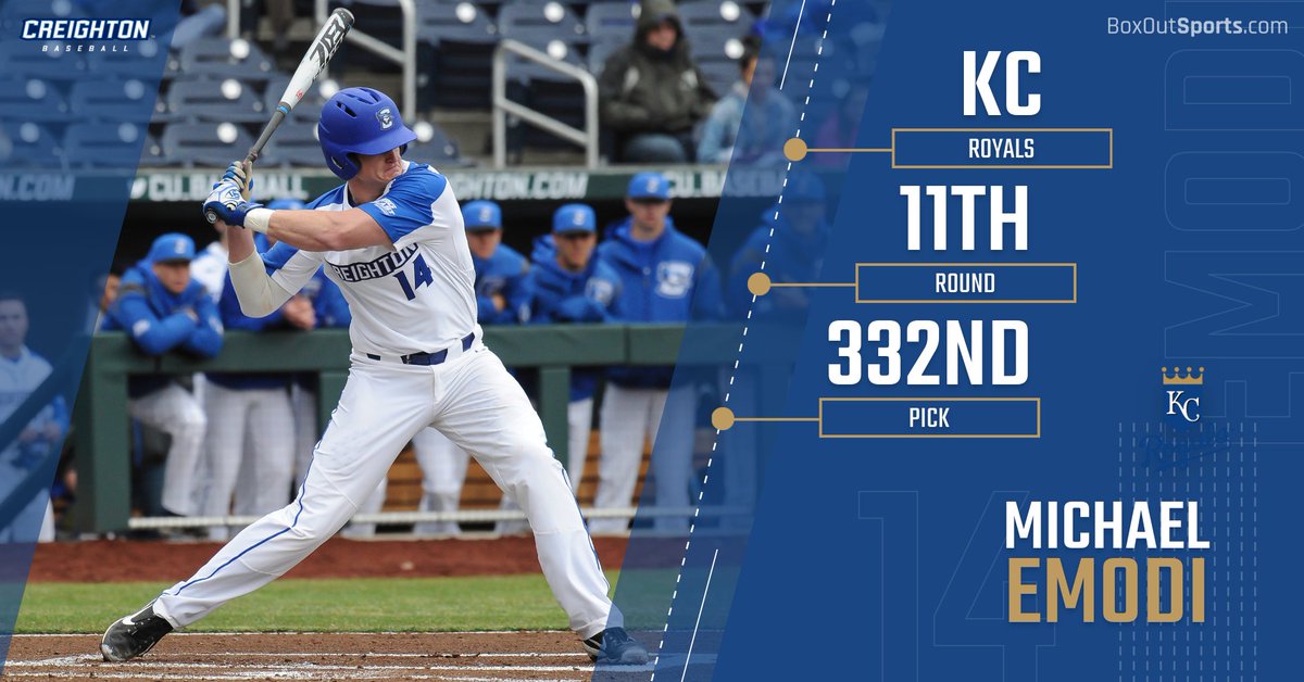CU_Baseball's tweet photo. Congrats to Mike Emodi, @MikeEm901, who was taken in the 11th round by the Kansas City Royals, @Royals, with the 332nd pick. https://t.co/Svz06r2VYa