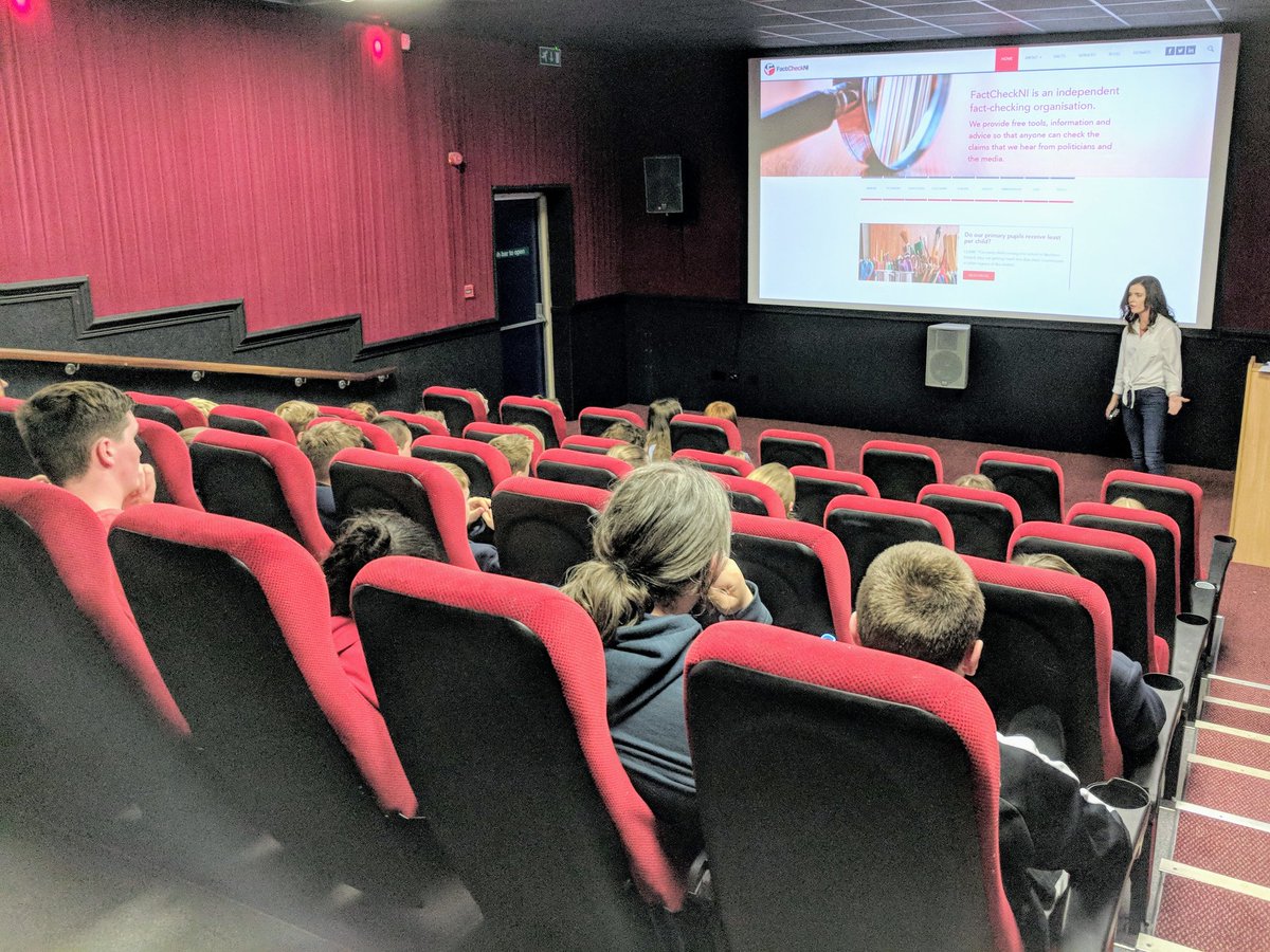 FactCheckNI's tweet photo. Great #factchecking training sessions @nerve_centre alongside @BBCSchoolReport #legendderry https://t.co/szWnetnryq