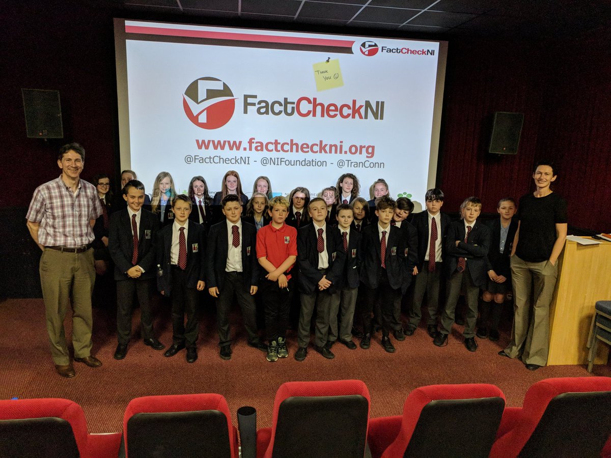FactCheckNI's tweet photo. Great #factchecking training sessions @nerve_centre alongside @BBCSchoolReport #legendderry https://t.co/szWnetnryq