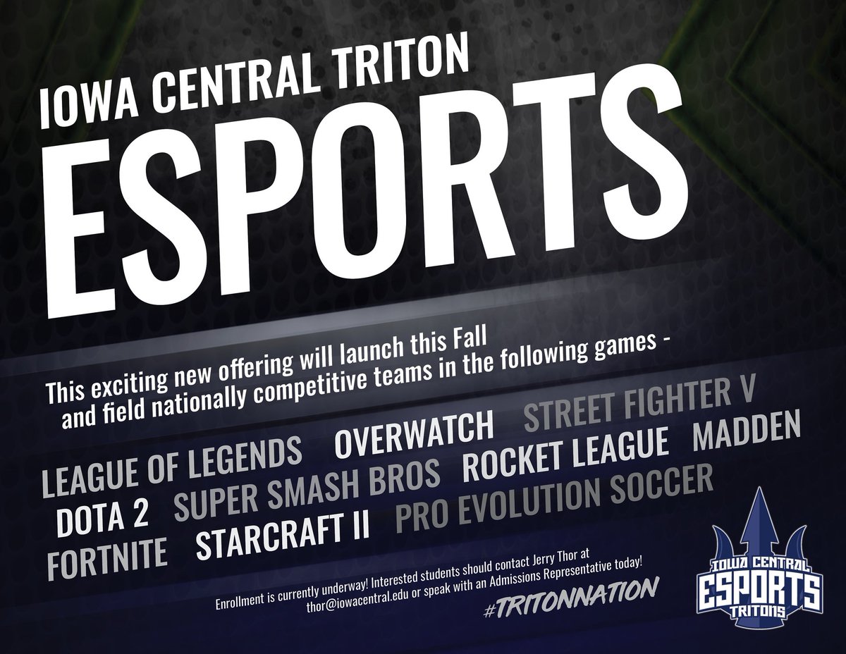 Iowa Central Esports tweet media