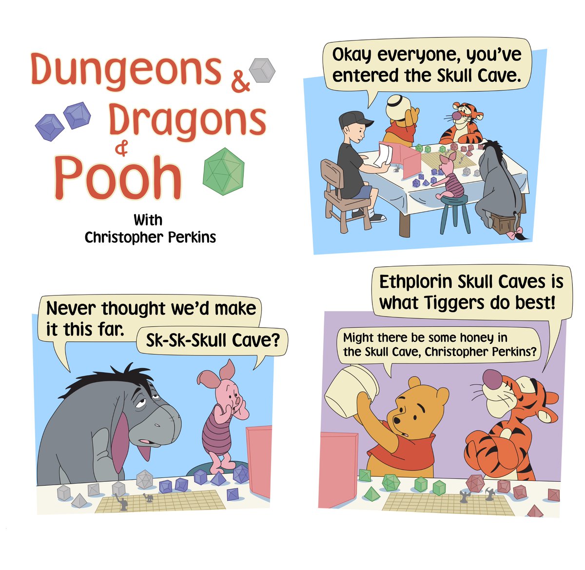 Joshuathehippie's tweet photo. Dungeons &amp; Dragons &amp; Pooh with Christopher Perkins https://t.co/kAieWhtTrV