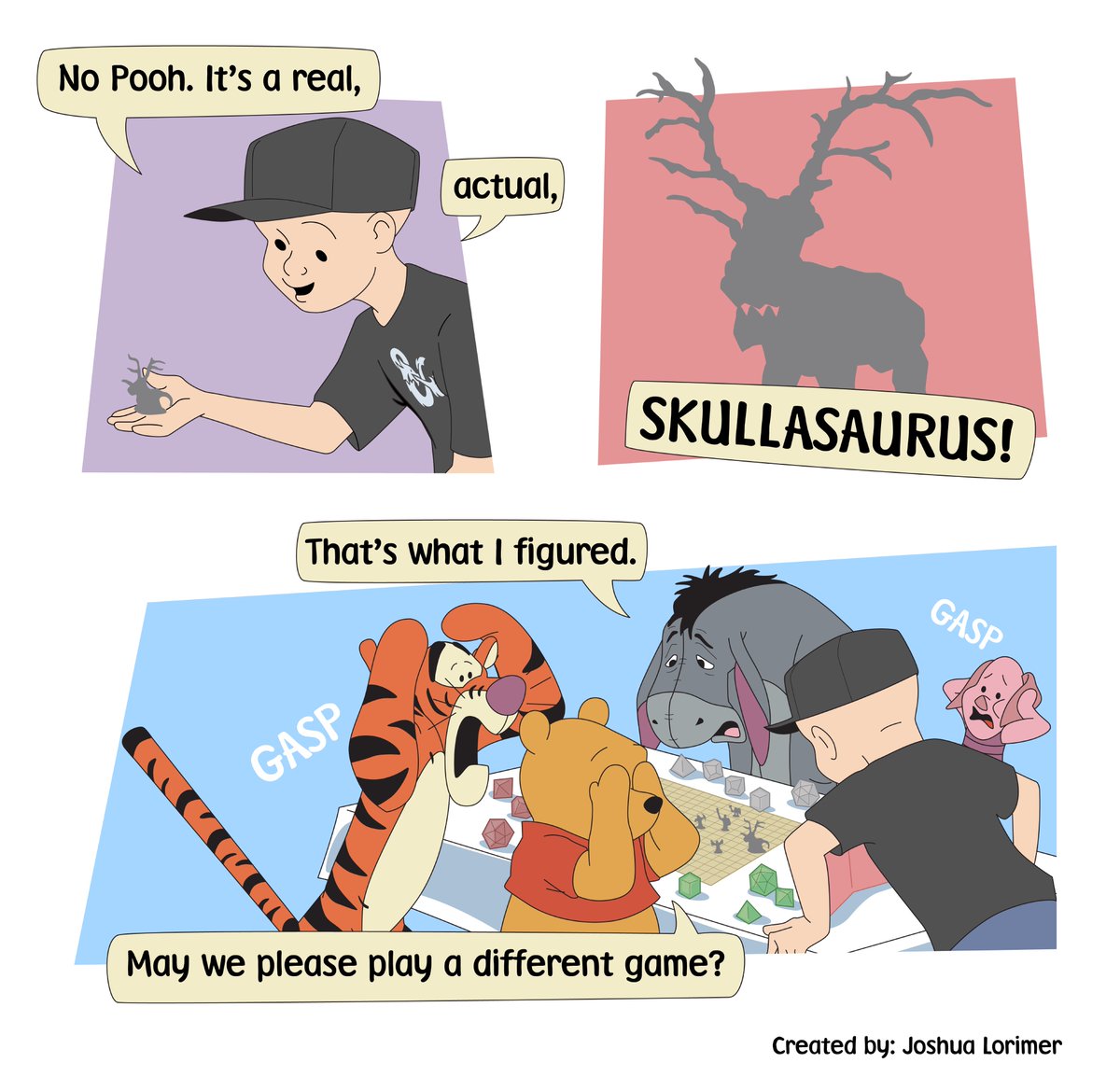 Joshuathehippie's tweet photo. Dungeons &amp; Dragons &amp; Pooh with Christopher Perkins https://t.co/kAieWhtTrV