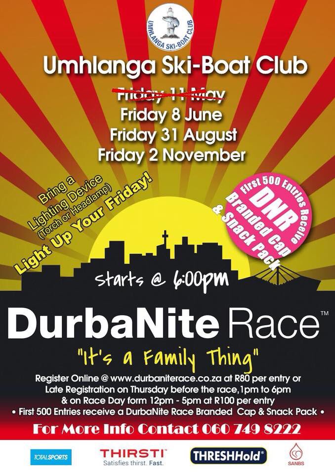 GulePhindi's tweet photo. The @ComradesRace weekend is upon us, come warm up with friends &amp; family at the #DurbaNiteRace.

Online Registration open, go to https://t.co/wDcZKcp9bj (R80) or register at the Comrades Expo (Threshhold Stand) for R100 - Fee includes a Cap (see below) and a race snack https://t.co/YcvmOCB6wu