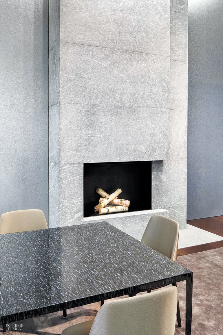 Schist Fireplace Surround