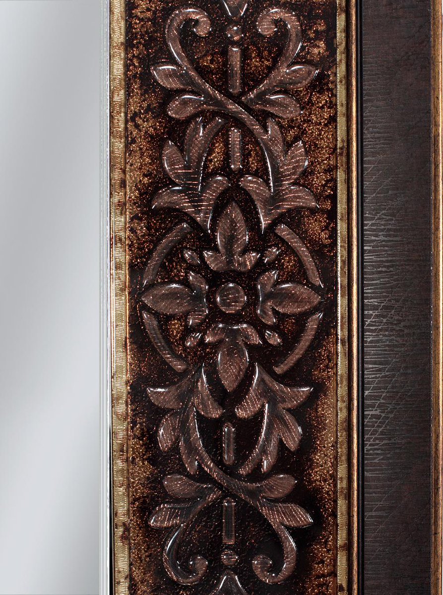 illuminadaUSA's tweet photo. Bold and handsome, this silk screened design radiates an array of hues in amber, bronze, and gold.

Genoa Framed Wall Mirror: https://t.co/dHPv9zmZqM https://t.co/lVno7Dqk7C