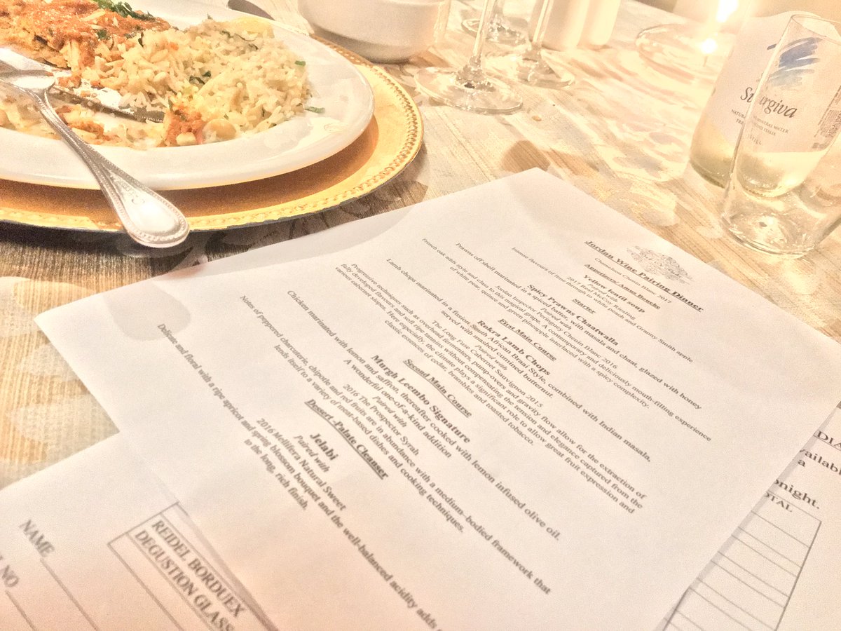 Fine dining, fine wine, and the finest company! It doesn't get better! 

#PrideOfIndia