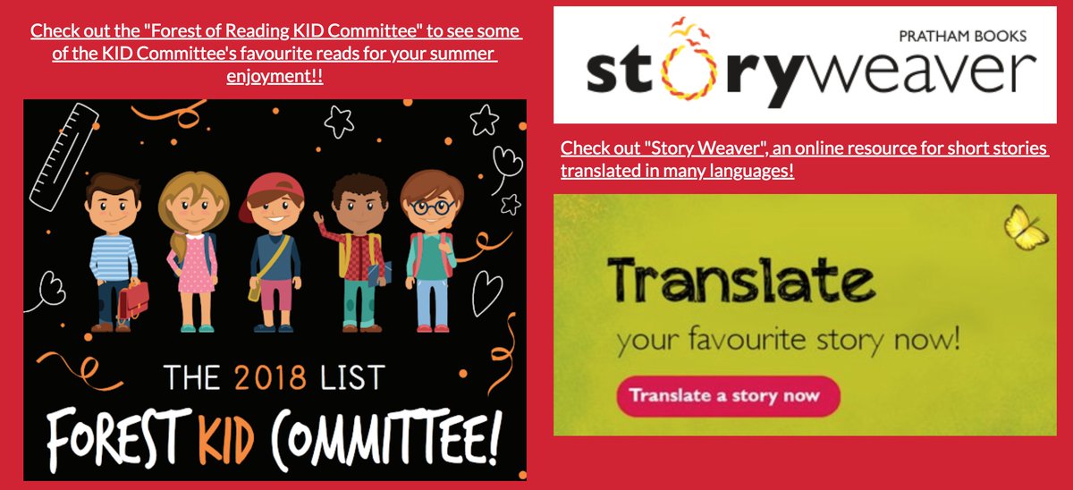btlibrary2's tweet photo. During final library visits @brucetrailps last week and this, students have been introduced to our "Summer Reading" page on the Library Learning Commons website.  It includes reading lists, links to digital books and more!  #btreads Check it out: https://t.co/bemsQ7q4lI https://t.co/7dH5DAfVqi