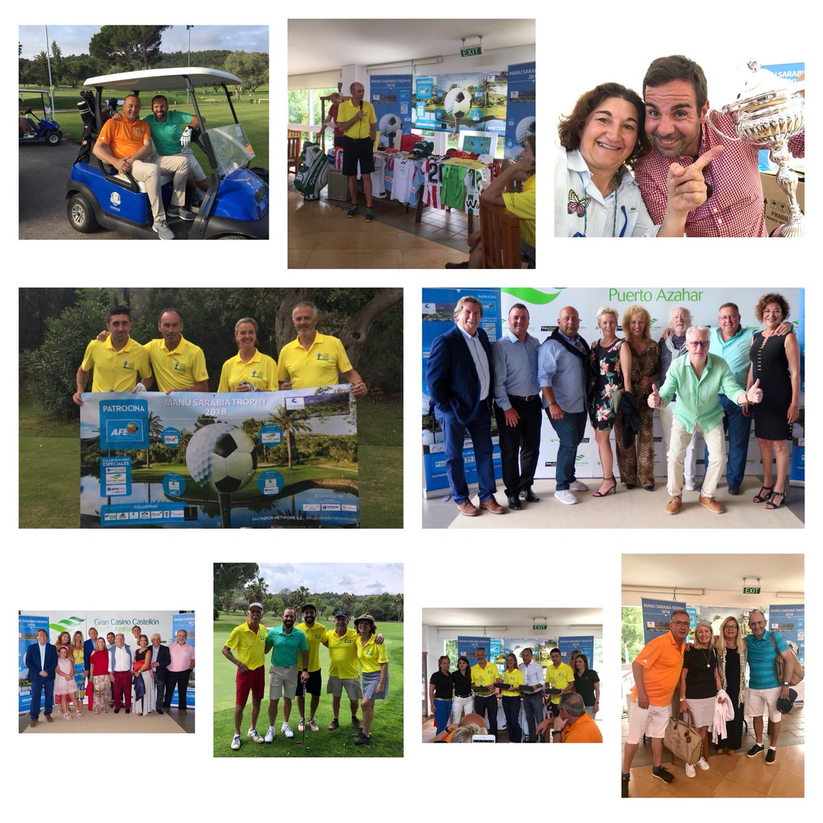 MSarabiaTrophy's tweet photo. Este año nos hemos superado, y es la mejor muestra del corazón tan grande que tenéis. Sin vosotros, todo esto no sería posible. Una vez más quiero daros las gracias por ser como sois. Ya queda menos para el año que viene. El abrazo más grande que nos una a todos.😢😘⛳️🏌🏼‍♀️ https://t.co/uaFtBBi92S