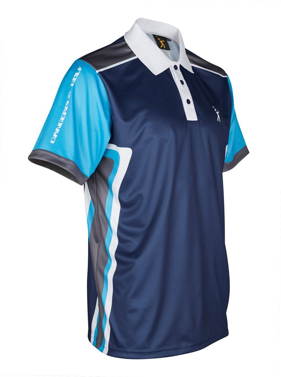 DangerousGolf's tweet photo. #StandOutOnTheCourse this summer with the T3 Black/Orange, T3 Blue and Red/White DIMP Polos! We are fully stocked from S-5XL. https://t.co/M8RRT4IWko #Golf #GolfApparel #GolfClothing https://t.co/Ip1pT0DNyh