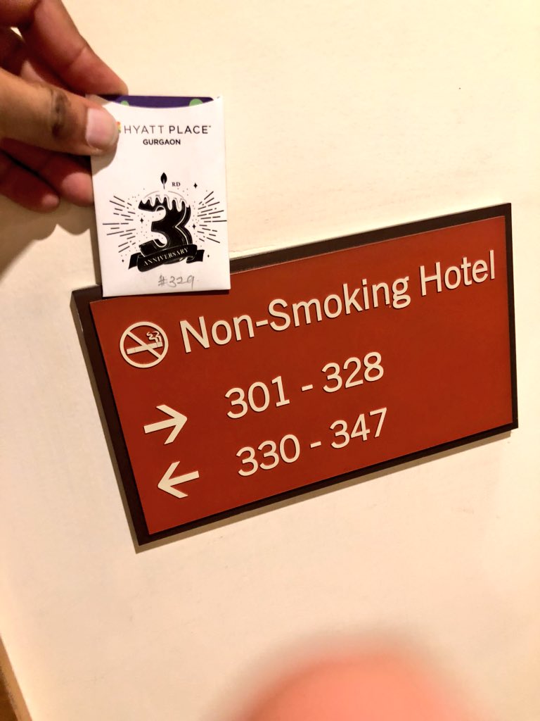 rezcraze's tweet photo. I got checked in to a ghost room! Great customer experience by Hyatt!  #Hyatt #Hyatt Place Gurgaon https://t.co/u7V39TFS0X
