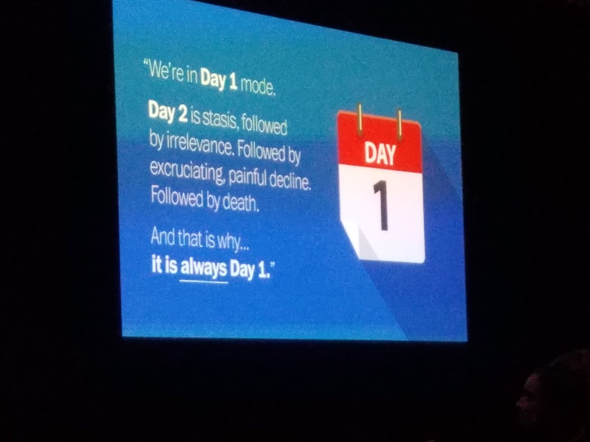 "It's always Day 1" @WPBrandStudio  DellEmc #B2BDigitalDay #IWork4Dell