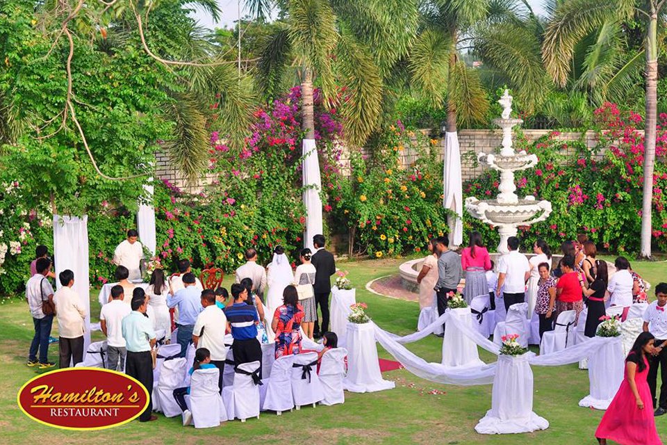 HamiltonsResto's tweet photo. Hamilton's is undoubtedly the premier venue for your Special Day.
Out unique and beautifully manicured environment offers the perfect
setting for Special Occasions of all kind. visit our website for reservations https://t.co/AHMhMsCRcC @HamiltonsResto #GardenParty #Wedding #party https://t.co/WU5SqewfXl