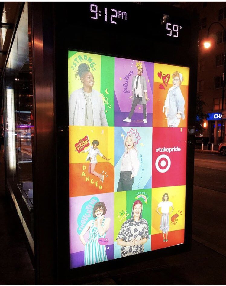 DriaB14's tweet photo. @LenaWaithe check me out on @Target #TAKEPRIDE campaign! https://t.co/90vNASv5Sj