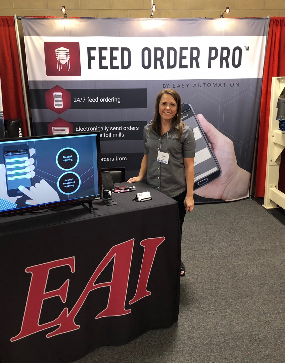 EasyAutoInc's tweet image. Stop by booth V791 to talk with us about our Feed Order Pro software. Online and mobile ordering any time of the day or night. Keep track of your growers&apos; bins and increase your operation&apos;s efficiency. #WPX18 #PorkExpo #feedsoftware #realpigfarming