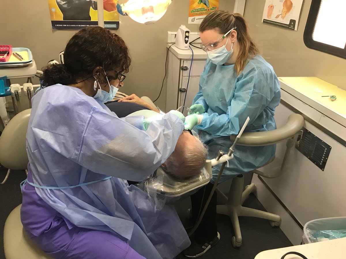 Dr. Christopher, Sara, Connie and Landon are at Neighbors Along The Line today! Thank you to site coordinator, Stephanie, for helping everything go smoothly!