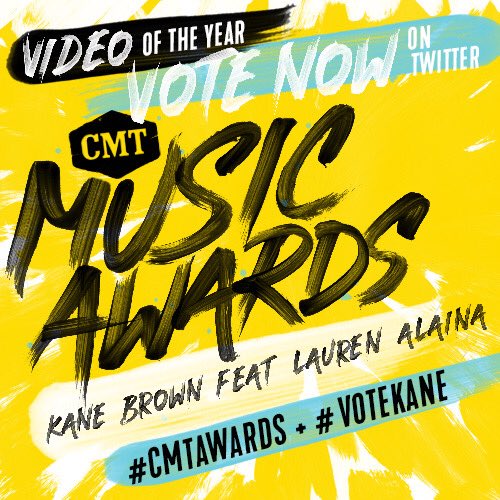 Lauren_Alaina's tweet photo. THIS IS SO AWESOME. Thank you to the fans that got us into the final round of voting for Video Of The Year. Eeeeek. Vote vote vote!! @kanebrown be sure to use both Hashtags: #CMTAwards #VoteKane @CMT https://t.co/KBz47iXVDw