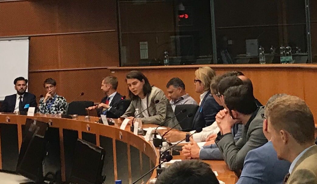 Deanpress's tweet image. Amazing to see how receptive the 🇪🇺 EU Parliament is to innovative technologies, including #Blockchain. Very fortunate to have played a part in today's event. @nOSplatform $NOS