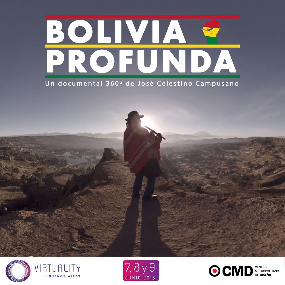 Martiniano_C's tweet photo. 🎬🇦🇷🇧🇴 El documental 360 Bolivia Profunda (WIP) se proyectará por primera vez en Argentina en @VirtualityBA. Será el 7, 8 y 9 de Junio en el CMD
La entrada es gratis: 👉https://t.co/HNS44u1Bgw
#VirtualityBA #VrLatam #360doc #CineBruto #Campusano #vrdoc #DeppBolivia https://t.co/icogagTGVo