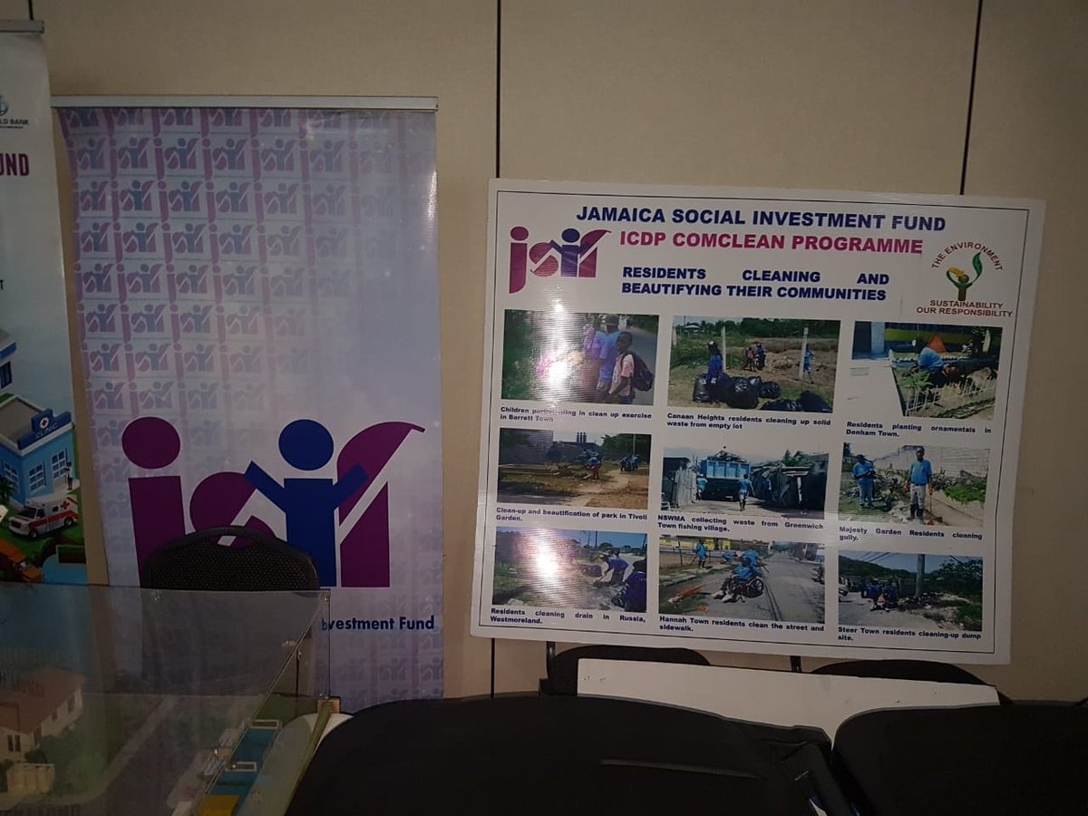 JSIFJA's tweet photo. Scenes of Jamaica Recycling Business Symposium 2018 held yesterday at the Spanish Court Hotel
.
.
#JSIFJA #InvestingForCommunityDevelopment #TEAMJSIF https://t.co/WXyNbIRpEf