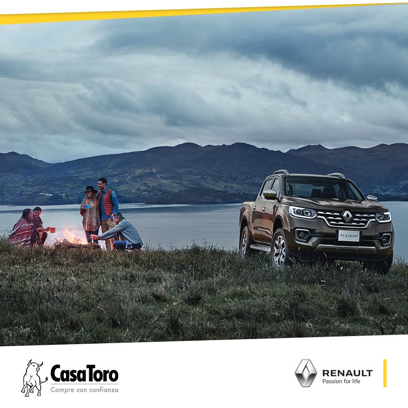 CasaToroWeb's tweet photo. La Alaskan ha redefinido el concepto de grandeza dentro del segmento de las Pick-up, su diseño impactante sobresale sobre las demás y sus capacidades técnicas son admirables. Conócela en #CasaToroRenault https://t.co/gPsYWO2Nsr https://t.co/PBpGe1K5s4
