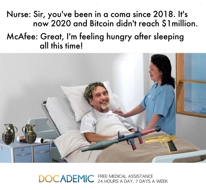 John McAfee tweet media