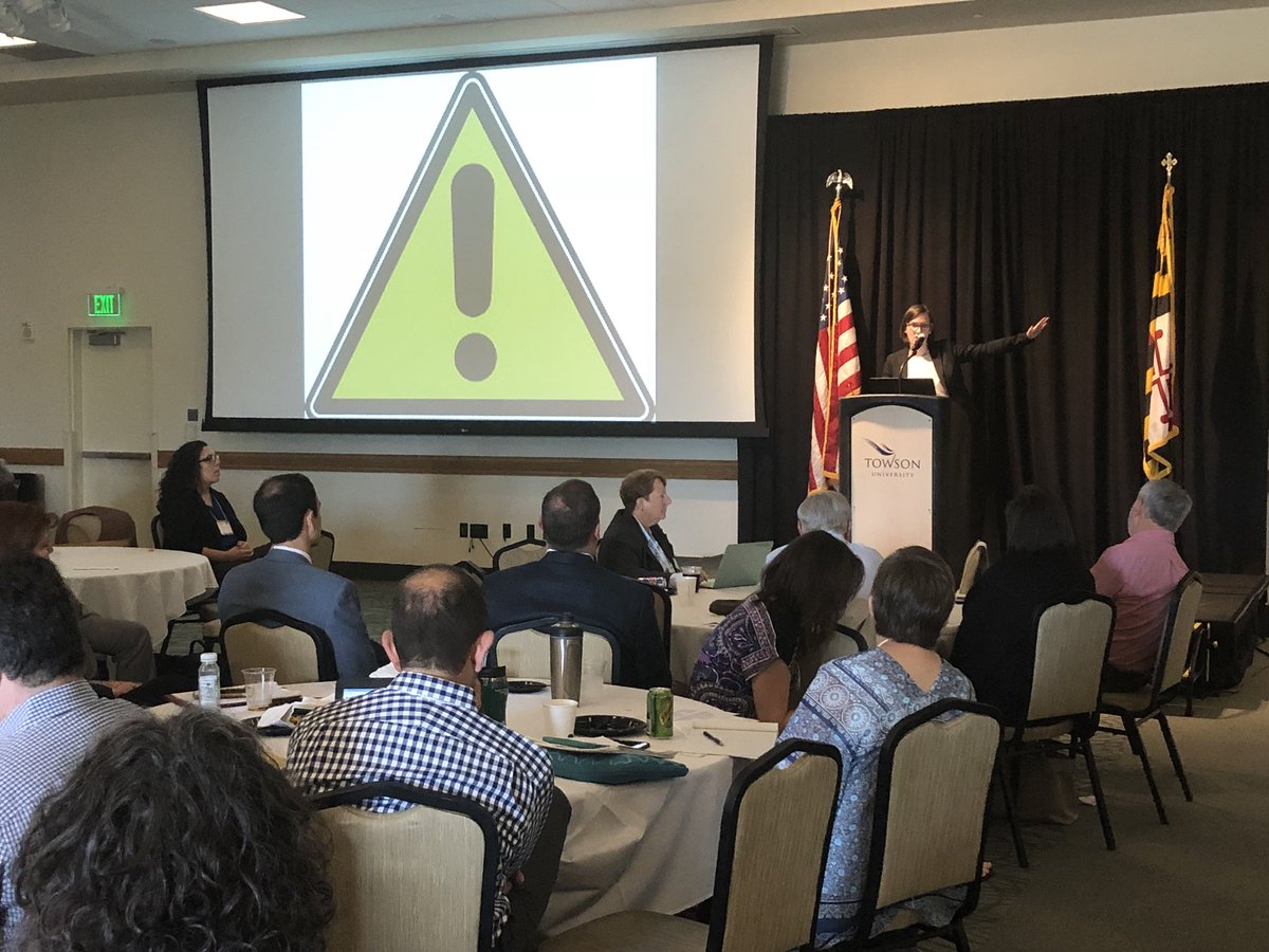 MdPublicSchools's tweet photo. Keynote Speaker, Elizabeth Farley-Ripple, speaks of recognizing the causes and effects of data research at the 2018 Maryland Connections Summit.๐ #MSDESummit2018 #MSDEData #data #research #education #maryland @RELMidAtlantic https://t.co/RPanloPAhZ