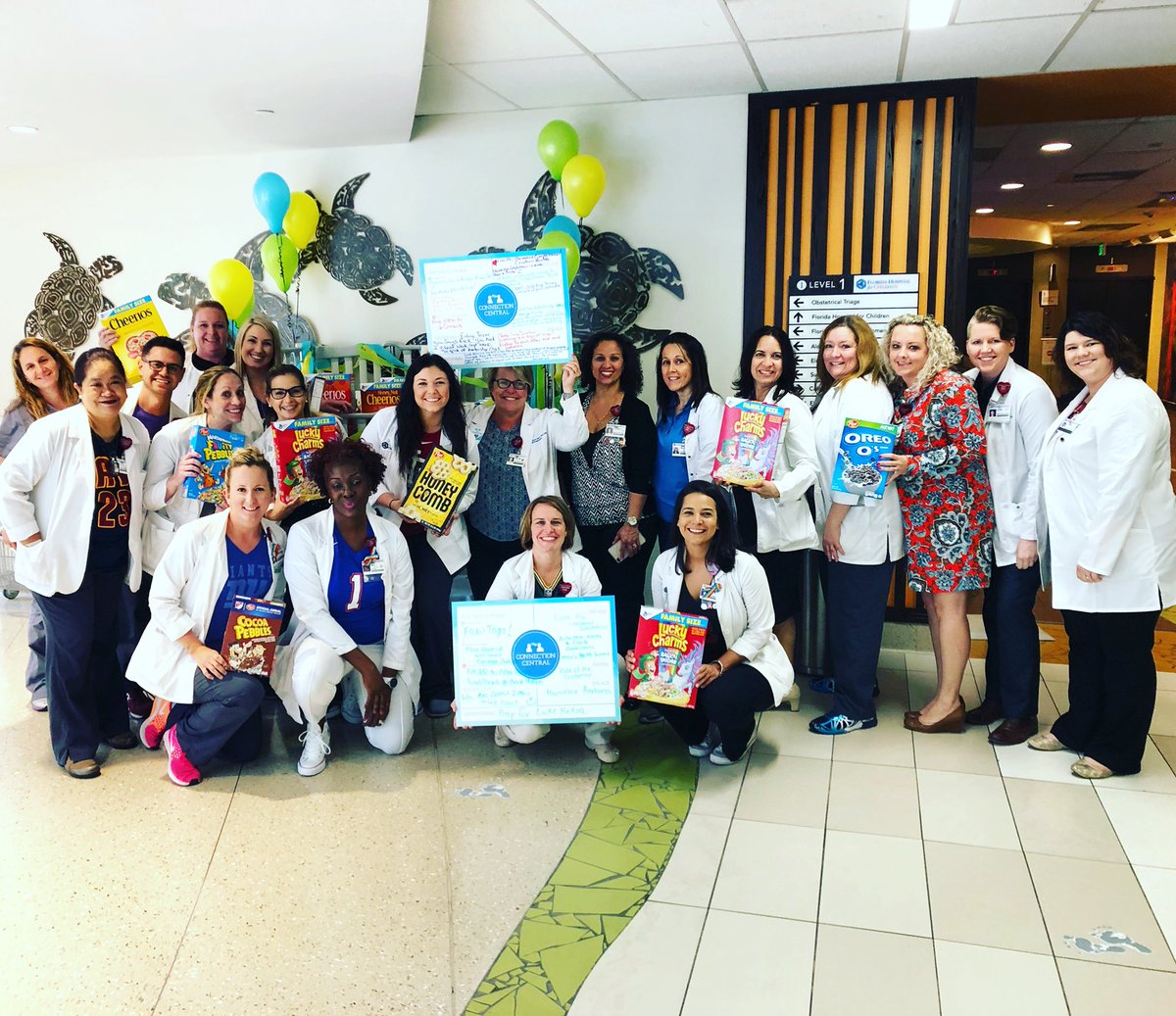 bjcabezas's tweet photo. Cereal CMs! FHO Adult and FHFC Care Managers connected over Cereal and Sports! Cereal Drive Runs through June 8! @MyFHOrlando @gretinsky @Merritt_sm #connectioncentral #cmawesomeness #cerealdrive https://t.co/M9G7JgQ9C1