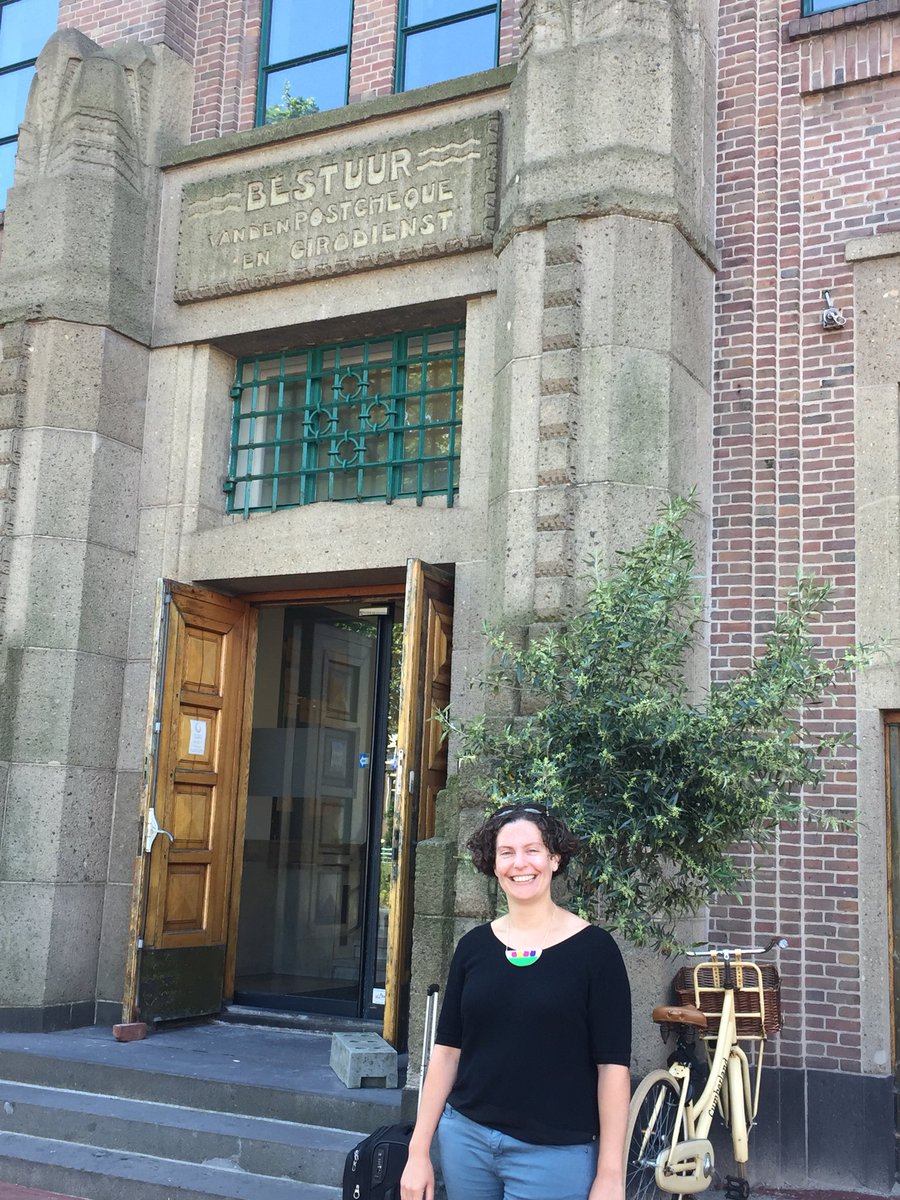 On our way to work in <a href="/intalert/">International Alert</a> European office in the wonderful <a href="/NewWorldCampus/">New World Campus</a>. Good to discuss future plans yesterday <a href="/DutchMFA/">Dutch Ministry of Foreign Affairs 🇳🇱</a>.