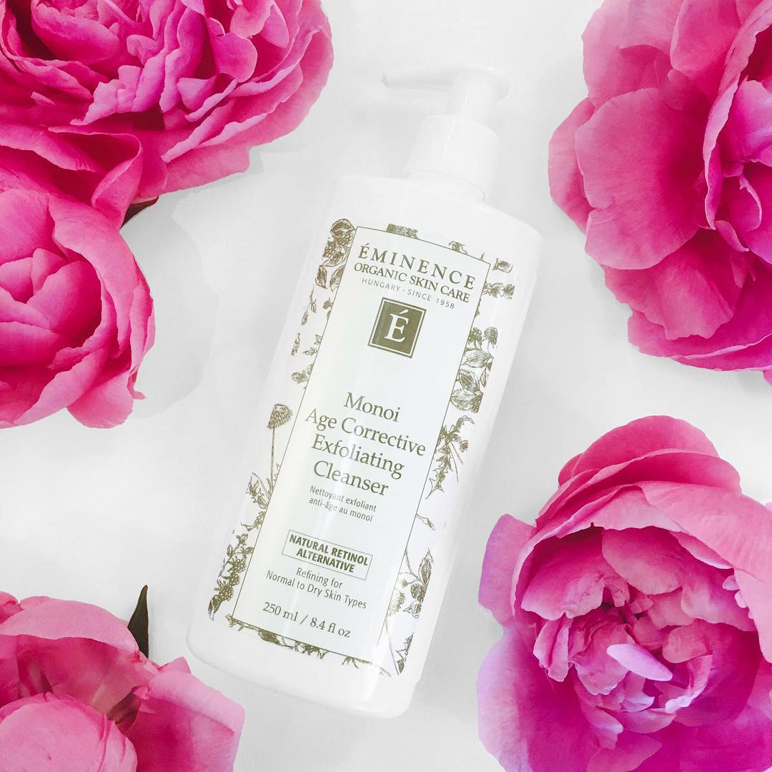 eminence monoi age corrective exfoliating cleanser