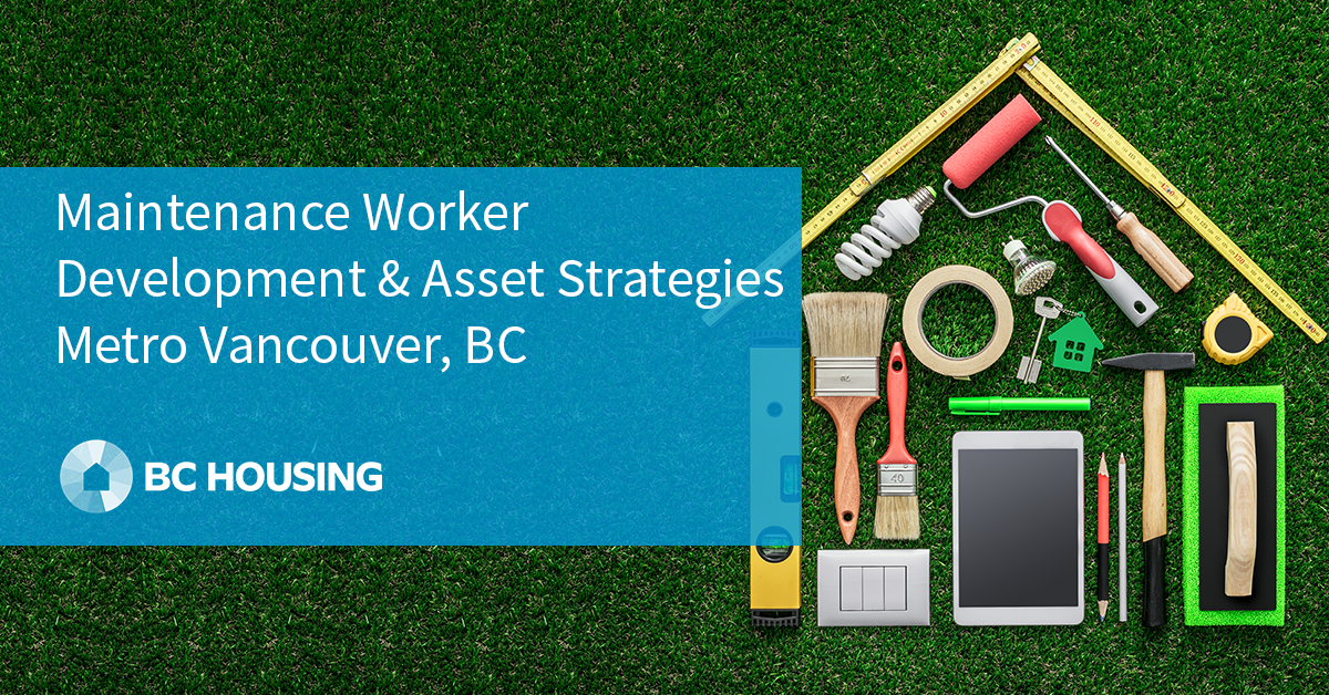 BC_Housing's tweet photo. Are you a master of all things #maintenance? 🛠️ 🛠️Come join our team! #BCHJobs https://t.co/aVSKvA0wjT https://t.co/OvmEpga2sb