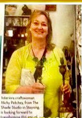 sanshui596's tweet photo. Nicky with a little piece in #Vogue when she had the #ShadeStudio.
#lampshdes #theshadestudio #magazine #shades  #antiquetrade #clients #london #sussex #oldmaterial #fabric #frames #workroom #design #designers #creative #creation #silk #events #tradefair #Battersea #tradefair #uk https://t.co/ekBZiL0NGl