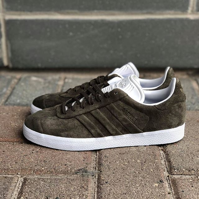 Adidas gazelle stitch and turn green shop