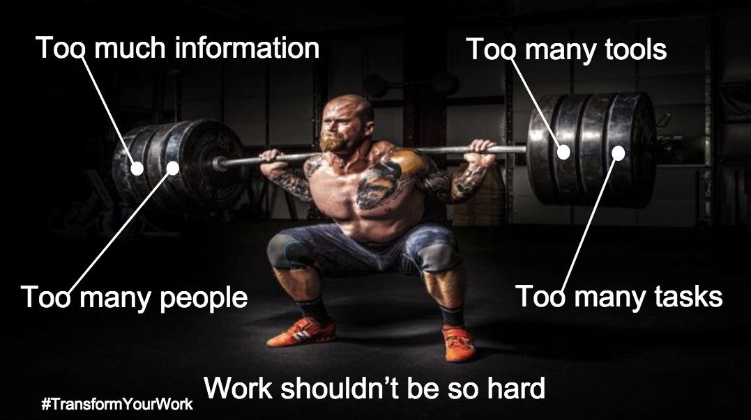 BrysonDD's tweet image. Work shouldn&apos;t be so hard with the #digital capabilities we have in business now. There are a few issues challenges our transformation. -@alanlepo #TransformYourWork #FutureOfWork