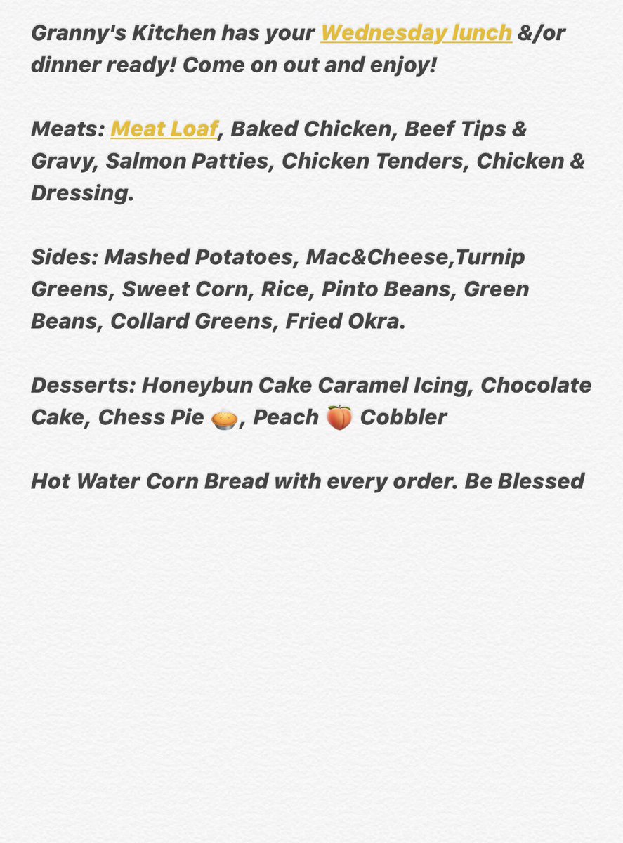 grannyskitchen7's tweet photo. Come see us today at Granny’s Kitchen from 11-6 https://t.co/j5b7gAtk2M