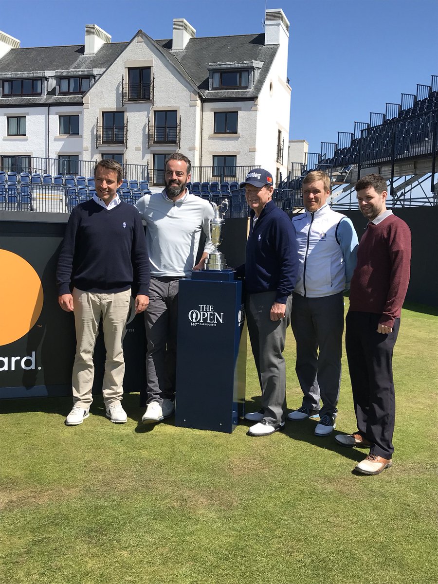 VEscapes's tweet photo. A golfing experience to remember...in the company of a legend on the beast that is Carnoustie #Open2019 #MoneyCantBuy https://t.co/YXPUQp8itl