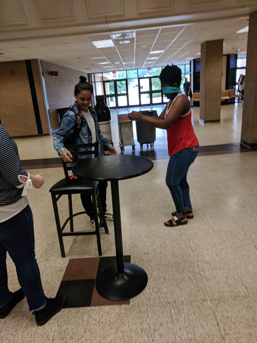 Another fun day of <a href="/ChickahominyMS/">Chickahominy Middle School</a> and <a href="/ATLRaiderNation/">Atlee High School</a> ELs working together to guide each other towards the end of the year!  #languagelearning #TESOL