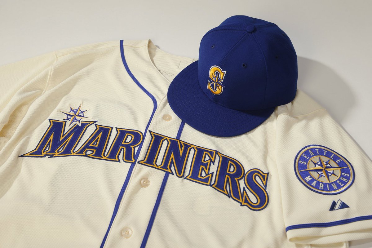 SVABaseball's tweet photo. Seattle Mariners looking great in their new uniform colors.  What team has the best uniforms in baseball? https://t.co/5RFSfyGk9U