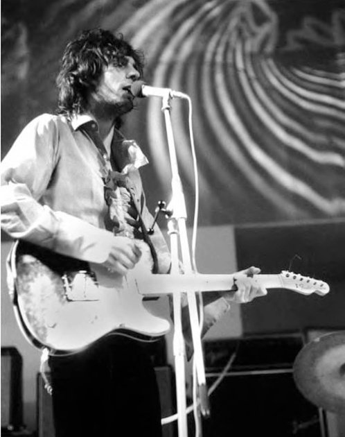 pinkfloyd's tweet photo. On this day in 1970, Syd Barrett (with David Gilmour helping out on guitar) performed a short set at London's Olympia... https://t.co/z6GcMF6DqE