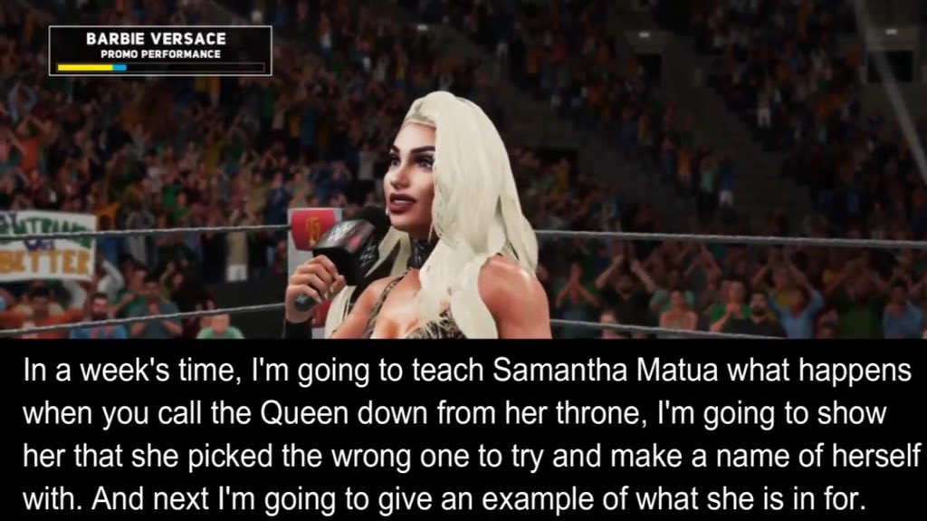 msBrookeVersace's tweet photo. Final leg of the #FightingQueen Open Challenge, we are just days away from #Torque only few more days ‘till I teach @SamMatuaCAW a very valuable lesson. A lesson the she will learn the hard way. Oooh I can’t wait 💋 @GPW_Live #QueenB 👑 https://t.co/mOXEcwEYMo
