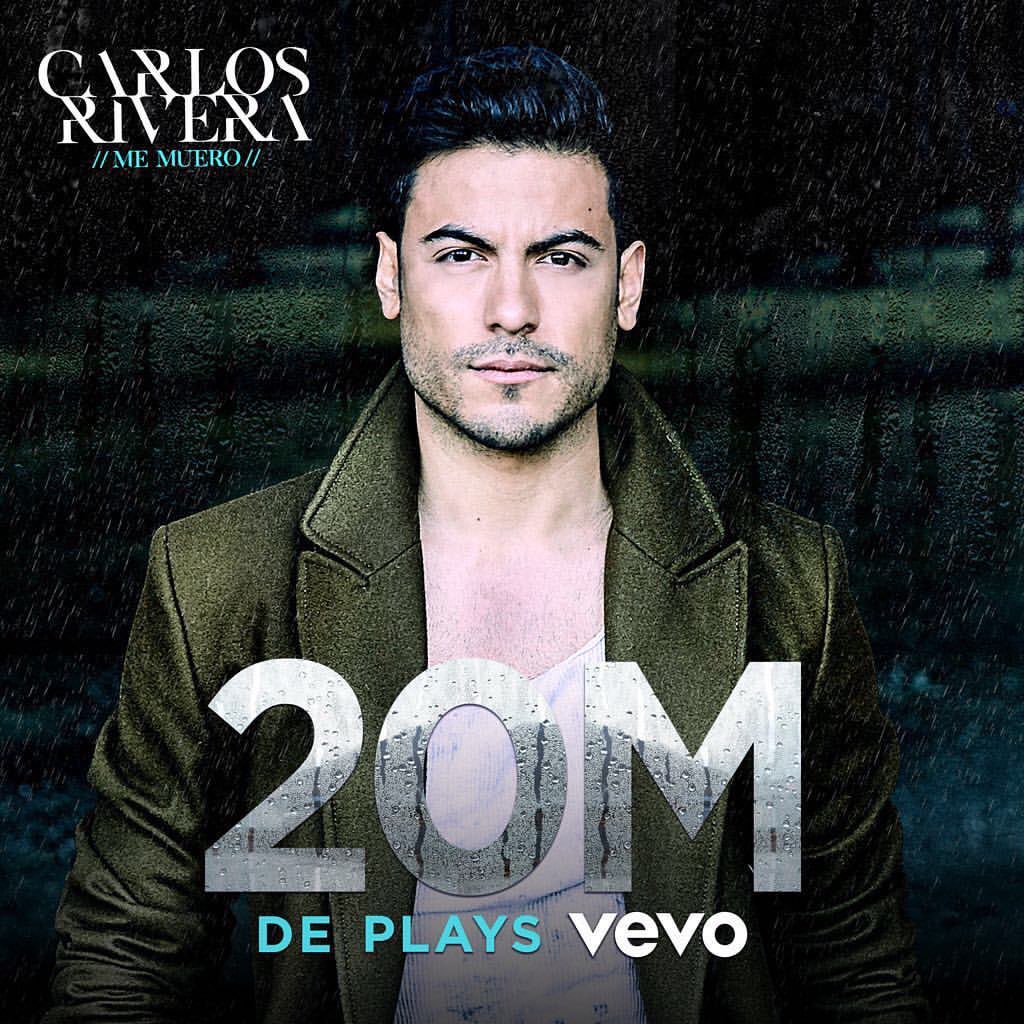 SonyMusicRD's tweet photo. #MeMuero de @_CarlosRivera ya supera los 20 Millones de Vistas en YouTube. 👏🏻
https://t.co/8WaUCCyCrW https://t.co/aXJZF5lrjz