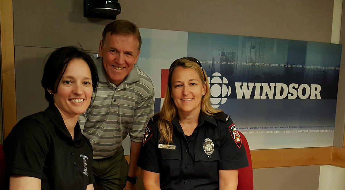 JoinWPS's tweet photo. Thank you to Tony Doucette and @CBCWindsor for having me and @TECFD volunteer firefighter Donna Desantis on his show to promote #womenonfire.  Loving the support from our community partners. https://t.co/wRht2hW9Rm