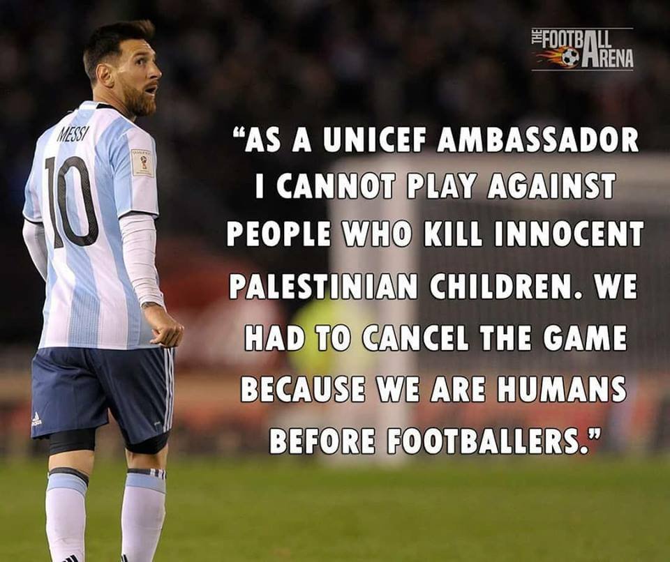 fazie78624's tweet photo. Another Reason to Love This Great Guy...One of the Best Footballer and Human as Well...He Won Million of Hearts Today...Really a Great Human...Love Ya Messi 🙏🙌✊🤘✌️💓💓💓💓💓
#MessiIsLove
#BeingHuman
#FuckIsrael https://t.co/CR9Gq2nmFL