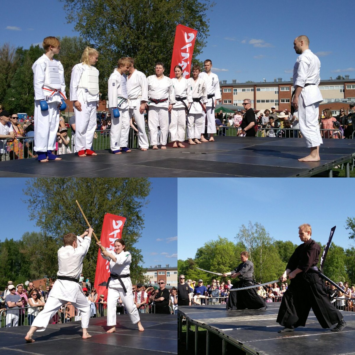 GenbukaiInfo's tweet photo. Kuvia #hanami juhlasta Roihuvuoresta. #genbukai #karate #hanami2018 #helsinki https://t.co/5etFbohKqs