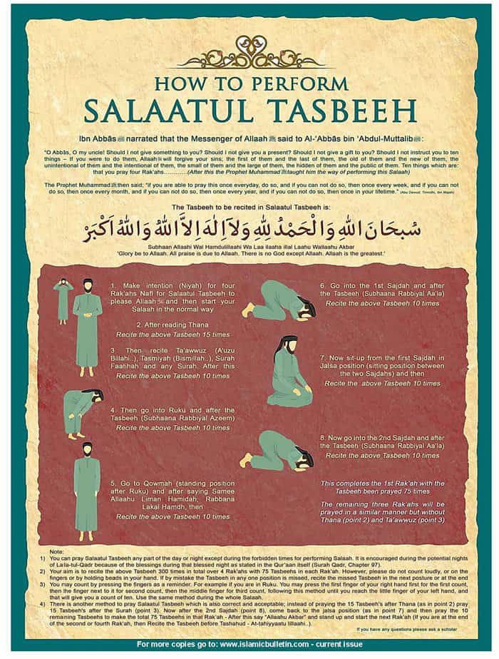 Amyna_Msnw's tweet photo. How to perform Salaatul Tasbeeh,kindly retweet please  🙏 https://t.co/uEVAROCwMt