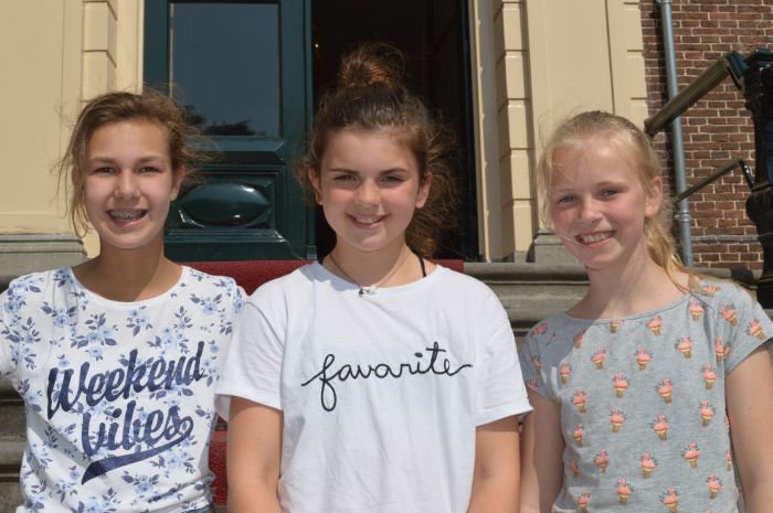 Drie genomineerden voor functie kinderburgemeester: Dominique, Britt en Robine bit.ly/2xXHQJJ