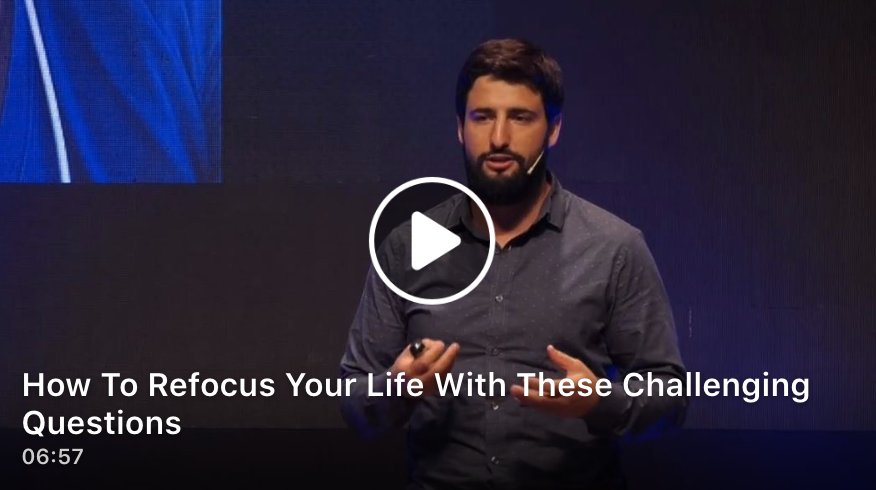 Spark Talks ⚡ #SamuelScheer's' simple, yet profound questions will guide you to your ultimate goal. WATCH here: ow.ly/CMw330knb1n #NoTube #ROIcom #TEDtalk <a href="/Samyscheer/">Samuel Scheer</a>