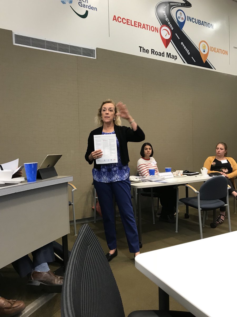 LMHughes3's tweet photo. @thetechgarden new member orientation @sjurkiewicz with @CenterStateCEO + John Spatola with #LakeEffectApplications presenting https://t.co/LtJKI9xaZJ