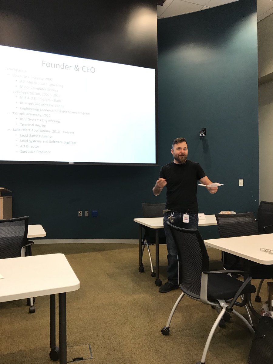 LMHughes3's tweet photo. @thetechgarden new member orientation @sjurkiewicz with @CenterStateCEO + John Spatola with #LakeEffectApplications presenting https://t.co/LtJKI9xaZJ