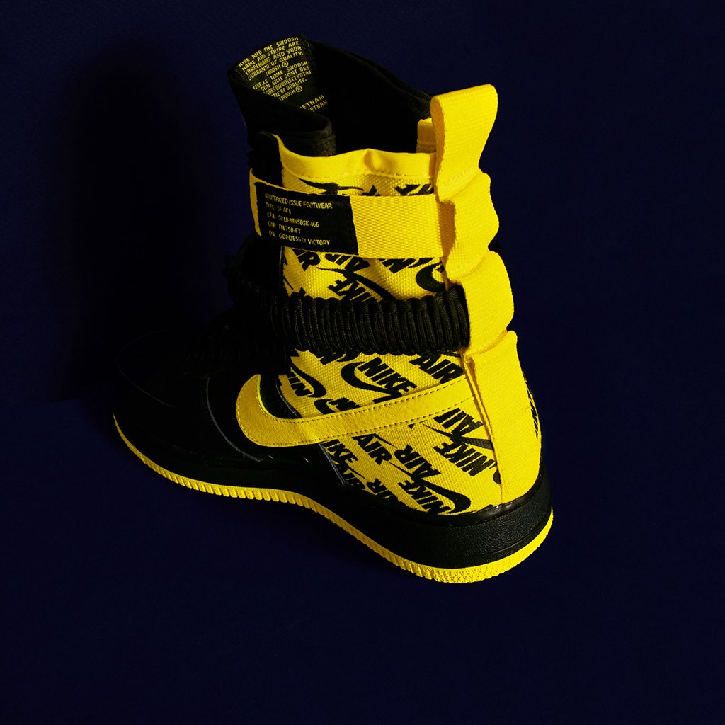 black and yellow sf af1