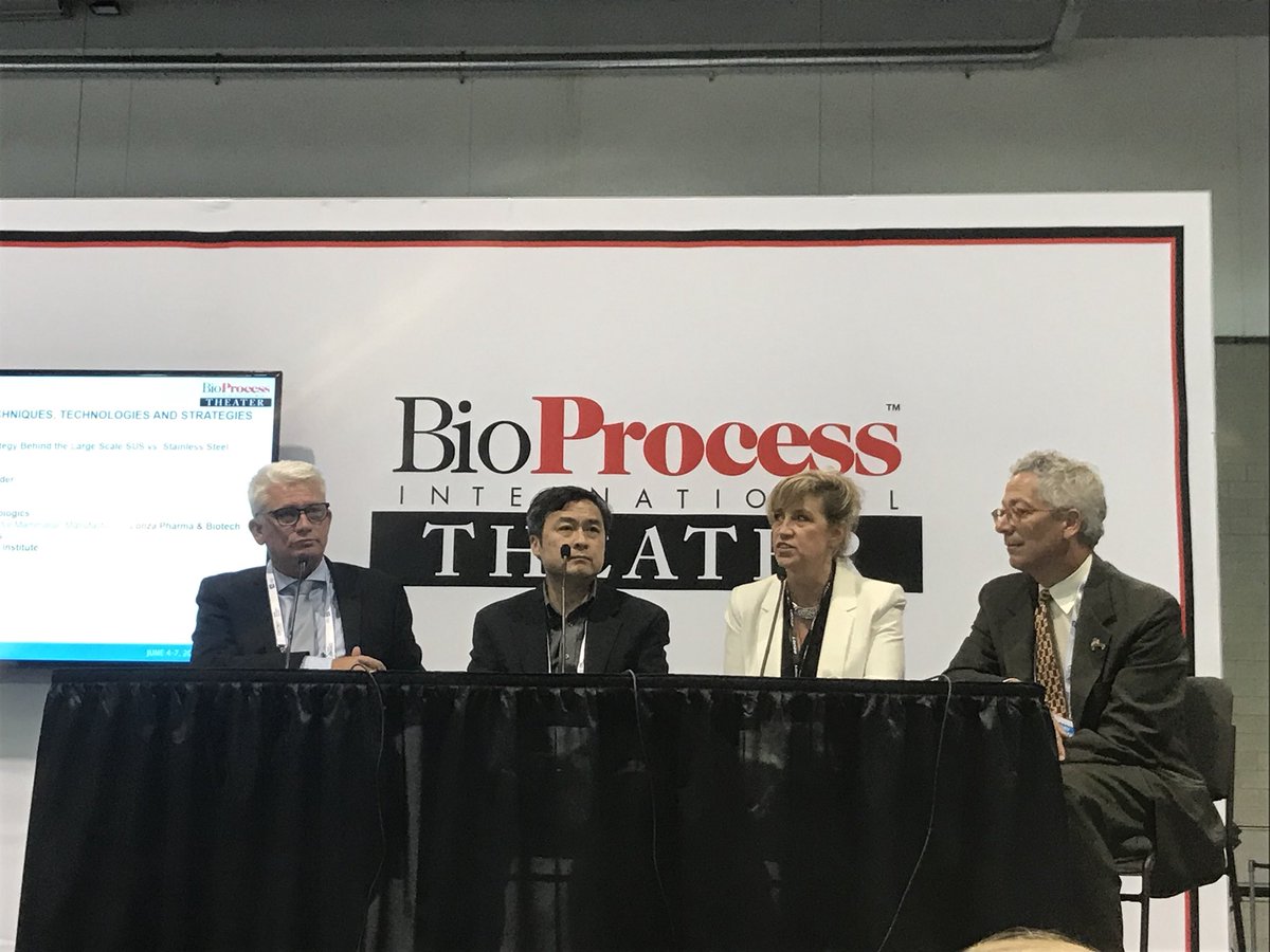 SS vs SUT. Not a question of either/or. Inc complexity in biological needs flexible manufacturing <a href="/jeniferwheat/">Jenifer</a> <a href="/LonzaGroup/">Lonza</a> @bioprocessint